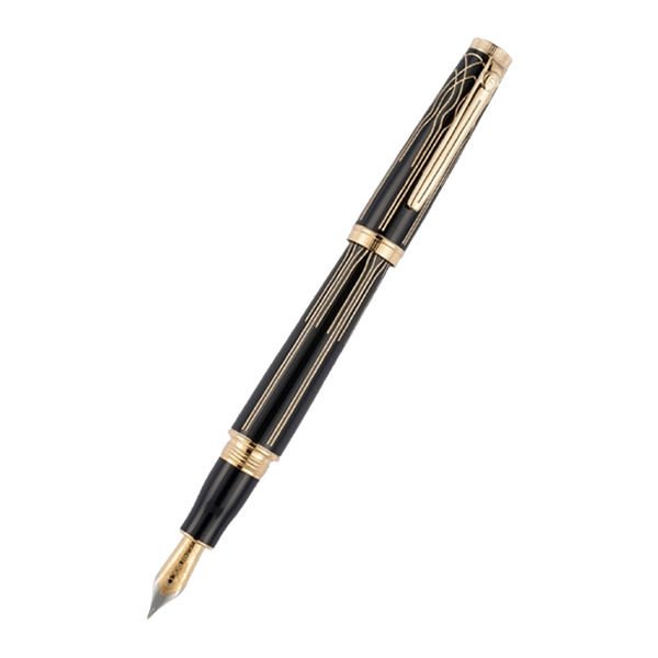 Scrikss Heritage Siyah Altın M Uç Dolma Kalem