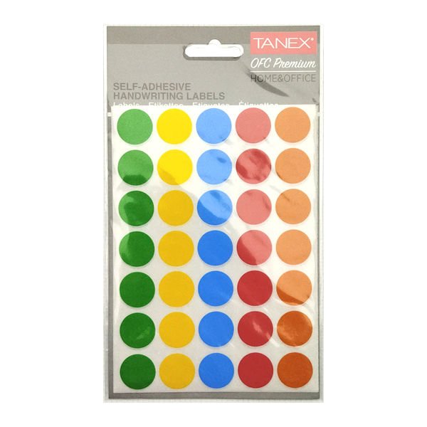 Tanex OFC-131 5 li Mix Color Ofis Etiketi