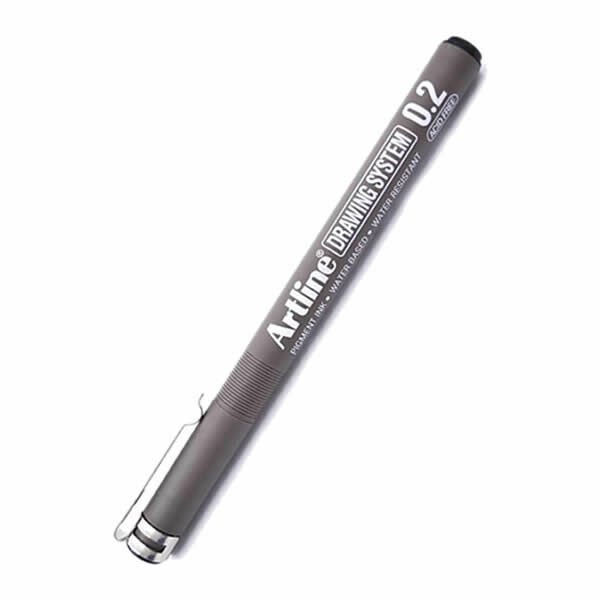 Artline 0,2 mm Siyah Çizim Kalemi