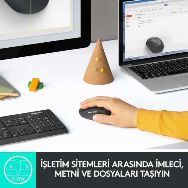 Logitech 910-005199 M590 Silent Kırmızı Kablosuz Mouse
