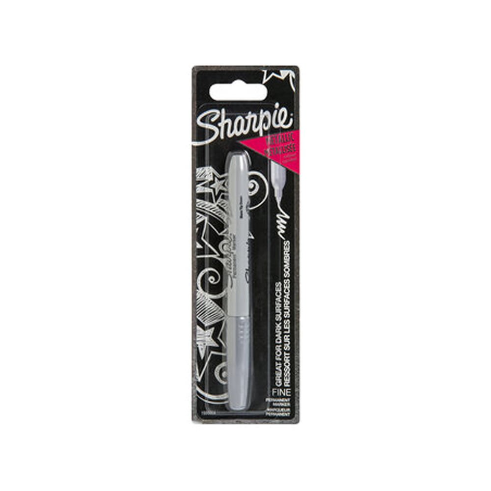 Sharpie 1849112 Metalik Gümüş Markör Kalem
