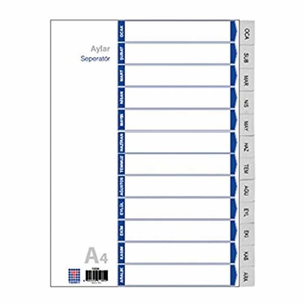 Temat 10259 A4 Ocak-Aralık Seperatör