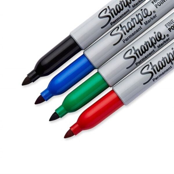 Sharpie 1985858 Fine 4 lü Permanent Markör Kalem