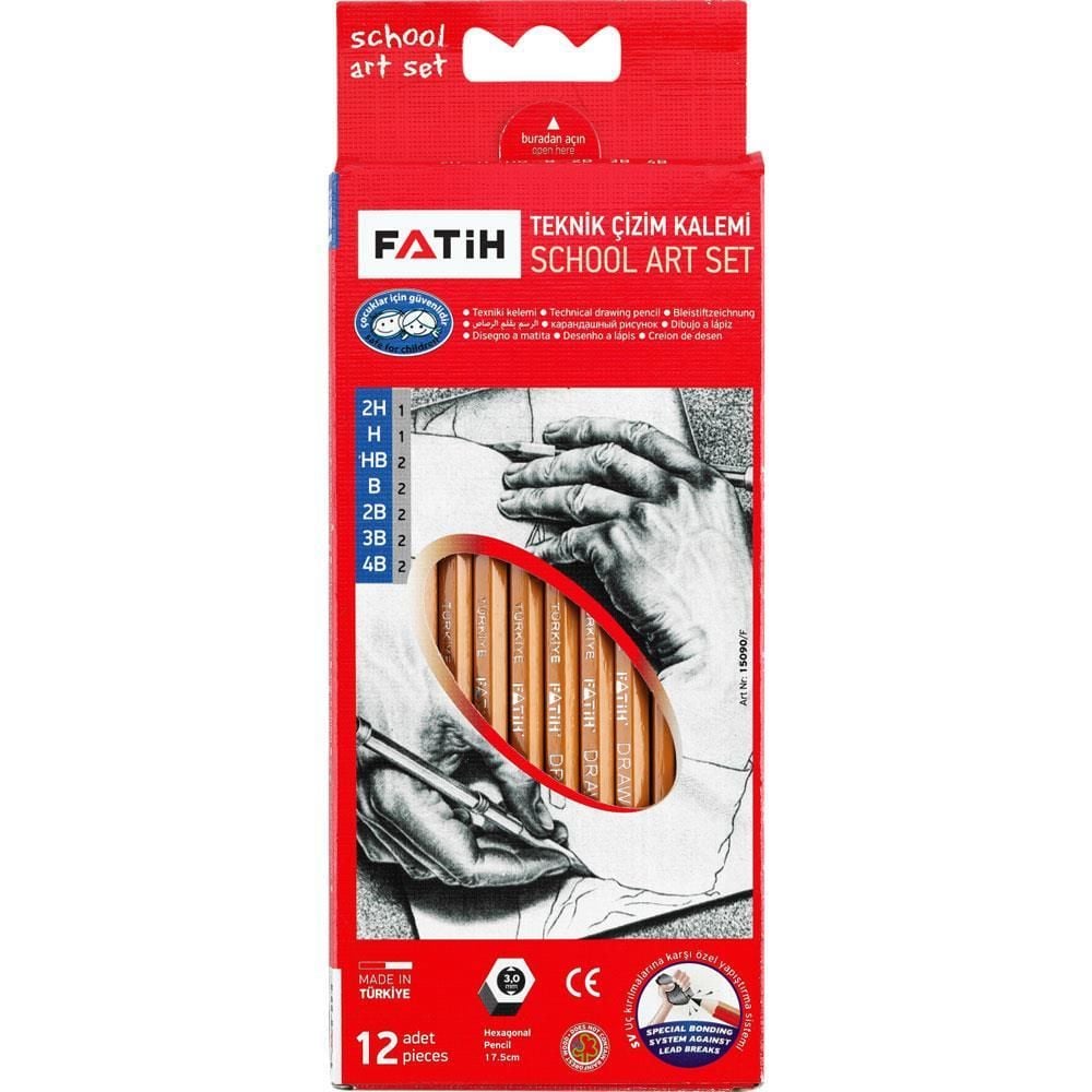 Fatih 12 li Okul Seti Teknik Çizim Kalemi