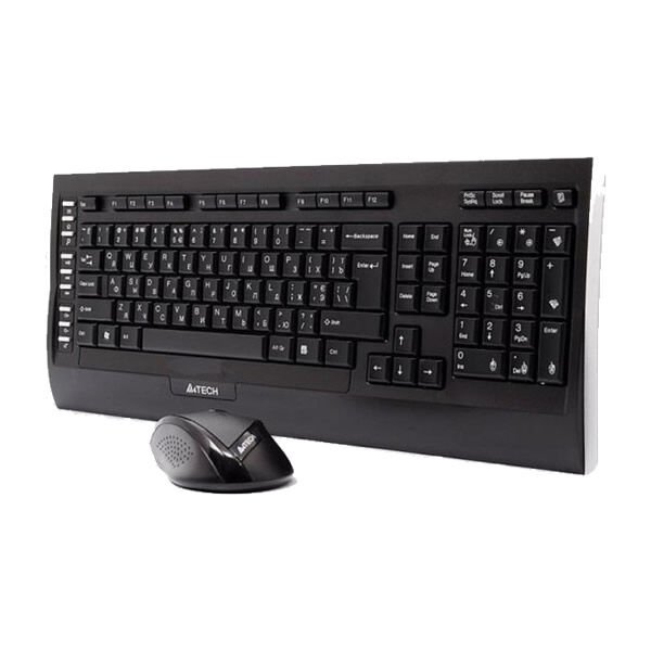 A4 Tech 9300F Siyah Q Türkçe Kablosuz Multimedya Klavye
