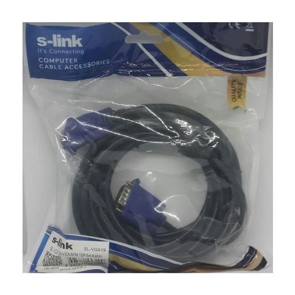 S-Link Sl-VGA19 5 mt Ekran Kartı E-E Data Kablosu