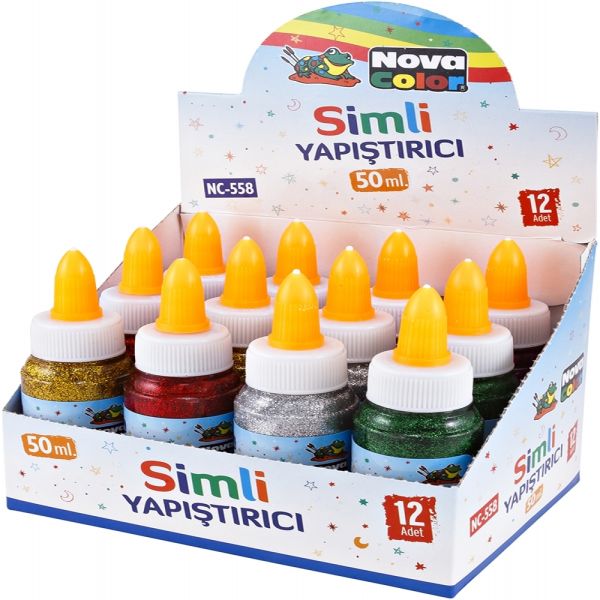 Nova Color NC-558 50 gr Simli Yapıştırıcı