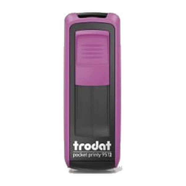 Trodat 9512 47x18 mm Pembe Gövde Cep Kaşesi Boş Kaşe