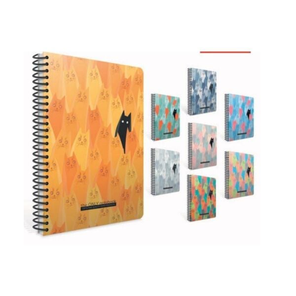 Gıpta Only Note A4 80 Yaprak Çizgili Spiralli Plastik Kapaklı Defter