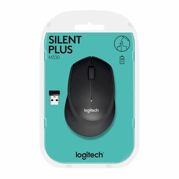 Logitech 910-004909 M330 Slient Plus Kablosuz Siyah Mouse