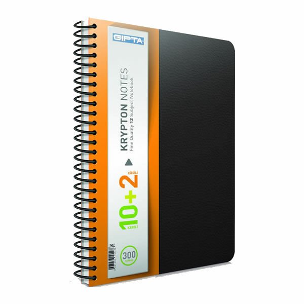 Gıpta Krypton A4 300 Yaprak 10+2 Spiralli Pp Kapaklı Defter