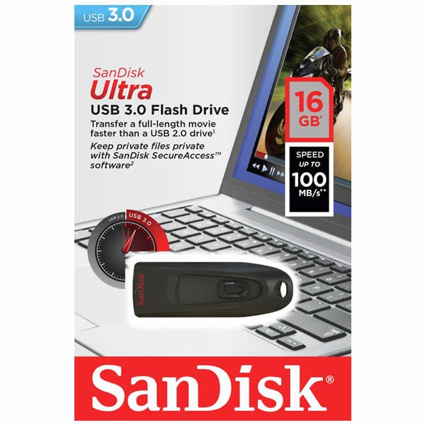 Sandisk SDCZ-48-016G-U46 Ultra Usb 3.0 Flash Bellek