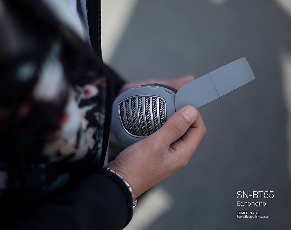 SNOPY SN-BT55 DIAMOND TF KART ÖZELLİKLİ BEYAZ BLUETOOTH KULAKLIK