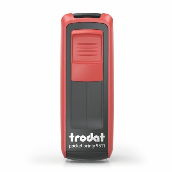 Trodat 9511 38x14 mm Kırmızı Gövdeli Kişisel Küçük Boy Kaşe Boş Kaşe