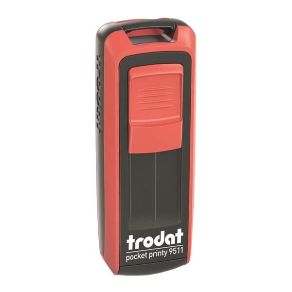 Trodat 9511 38x14 mm Kırmızı Gövdeli Kişisel Küçük Boy Kaşe Boş Kaşe