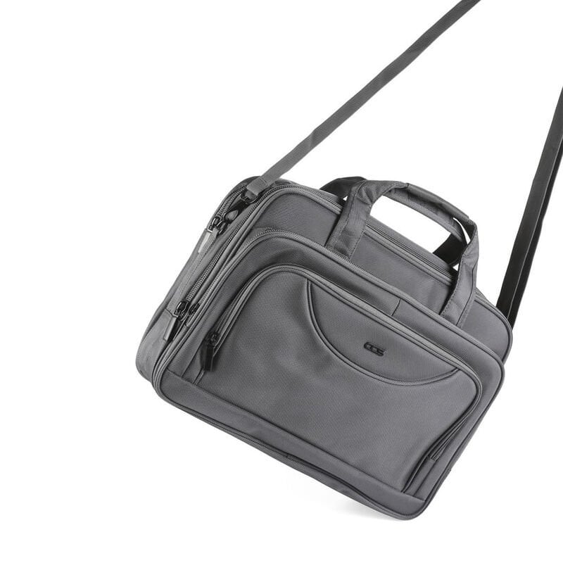 ÇÇS 71384 15.6 ÇAPRAZ ASKILI GRİ EVRAK ÇANTASI