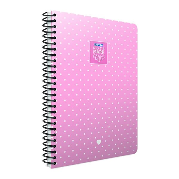 Gıpta Notemark A6 80 Yaprak Kareli Spiralli Defter