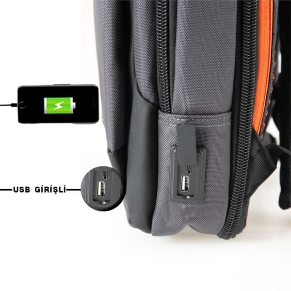 ÇÇS 51390 Omuz Askılı Siyah Erkek Sırt Çantası