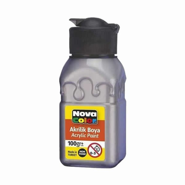 Nova Color NC-2038 100 gr Gri Akrilik Boya