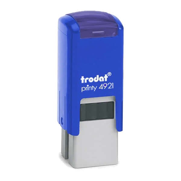 Trodat 4921 Mavi Gövde 12 mm Kare Küçük Kaşe Boş Kaşe
