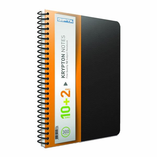 Gıpta Krypton A4 250 Yaprak 10+2 Spiralli Pp Kapaklı Defter
