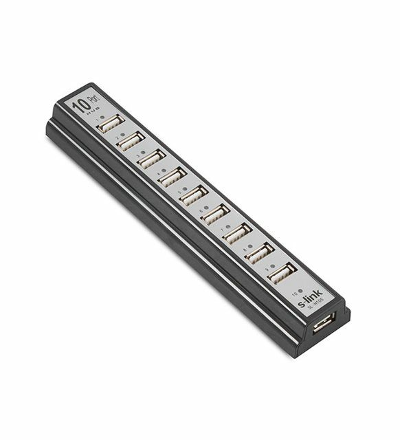 S-LİNK SL-U110 10 PORT USB 2.0 ADAPTÖRÜ