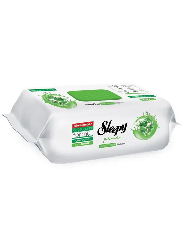 Sleepy Easy Clean 100 lü Çam Ferahlığı Yüzey Temizlik Havlusu