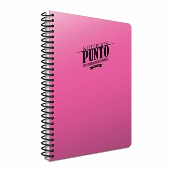 Gıpta Punto A4 100 Yaprak Çizgili Spiralli Plastik Kapaklı Defter