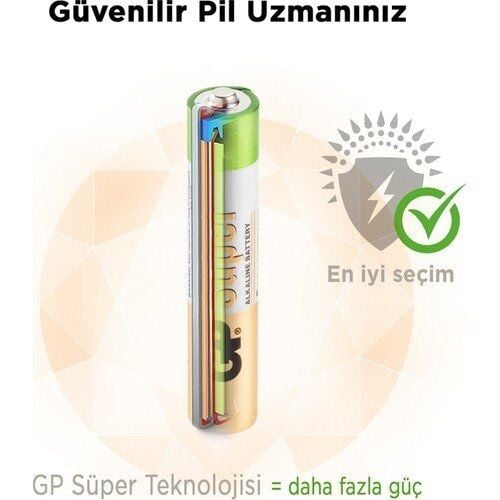 Gp 25A AAAA İncenin İncesi Pil