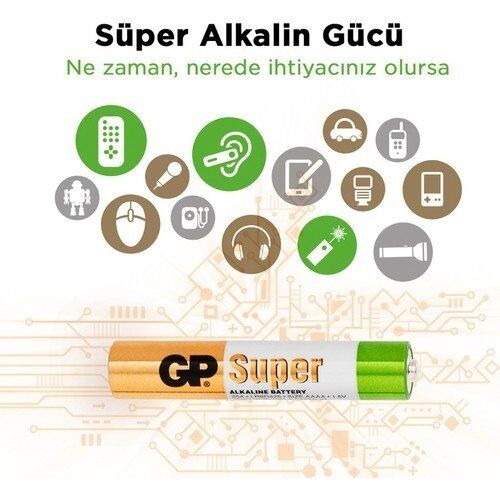 Gp 25A AAAA İncenin İncesi Pil