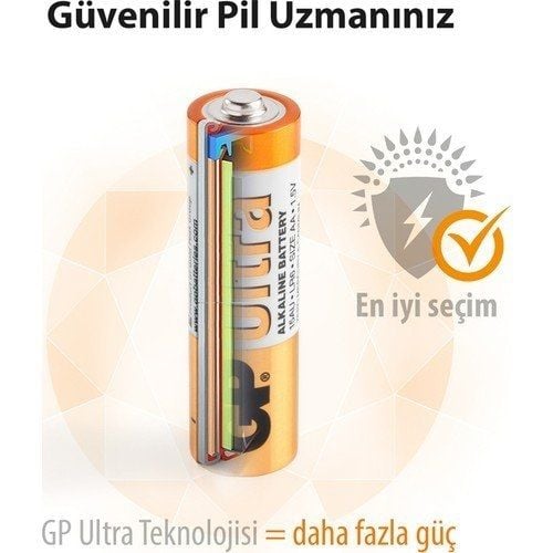 Gp Gp15AU-U4 4 lü Ultra Alkalin Kalem Pil