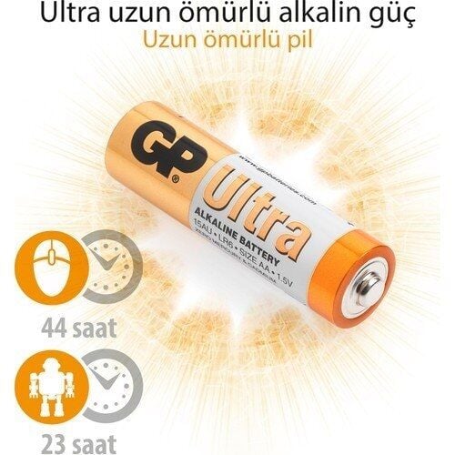 Gp Gp15AU-U4 4 lü Ultra Alkalin Kalem Pil