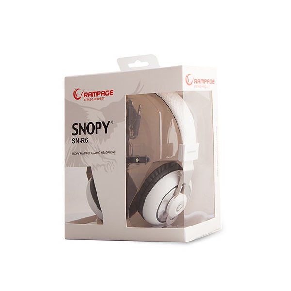 SNOPY SN-R6 MİKROFONLU BEYAZ GAMİNG KULAKLIK