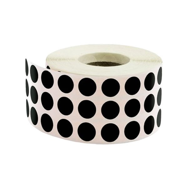 Tanex 10 mm 5000 li Siyah Nokta Etiket