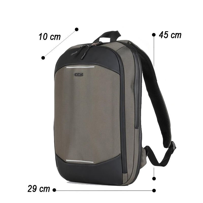 ÇÇS 31304 USB GİRİŞLİ 13.3 İNÇ YEŞİL LAPTOP SIRT ÇANTASI