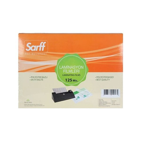 Sarff 125 Mic A5 155X216 100 lü Laminasyon Filmi