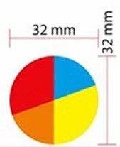 Tanex OFC-133 5 li Mix Color Ofis Etiketi