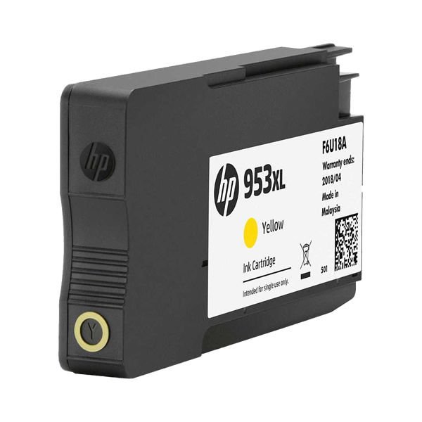 HP F6U18AE 953XL SARI KARTUŞ MÜREKKEBİ