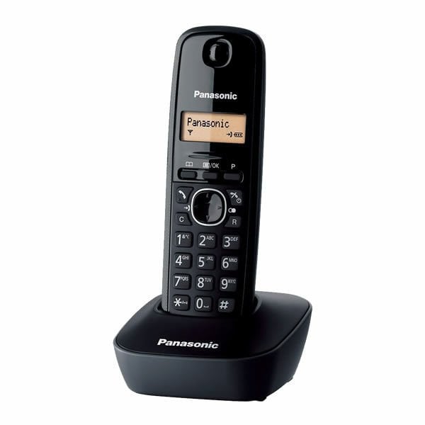 Panasonıc Kx-Tg1611 Siyah Gri 50 Telsiz Telefon