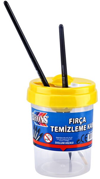 Brons BR-250 Fırça Temizleme Kabı