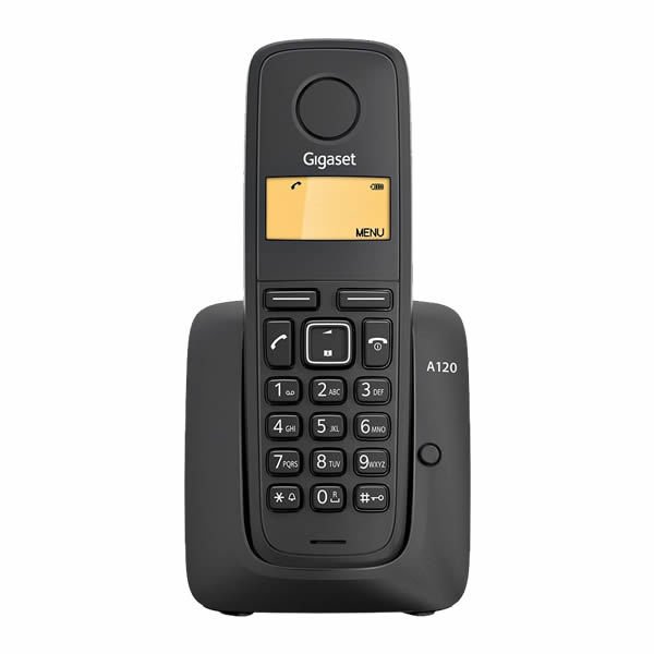 GİGASET A120 SİYAH 50 IŞIKLI EKRAN 50 Lİ REHBER DECT TELEFON