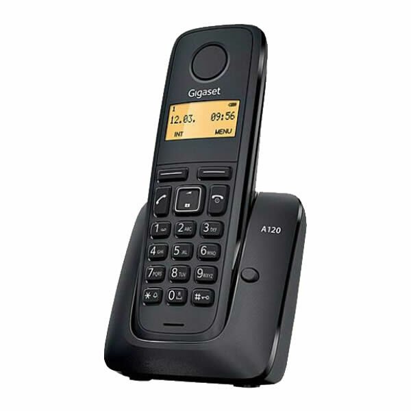 GİGASET A120 SİYAH 50 IŞIKLI EKRAN 50 Lİ REHBER DECT TELEFON