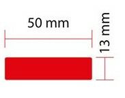 Tanex OFC-109 5 li Floresan Kırmızı Ofis Etiketi