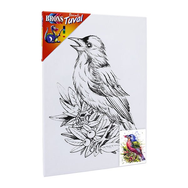 Brons BR-361 35x50 cm Resimli Tuval