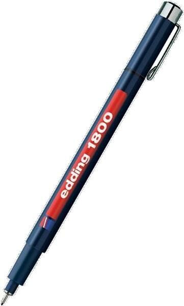 Edding E-1800 0,8 mm Siyah Teknik Çizim Kalemi
