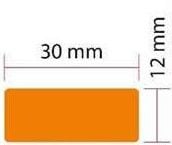 Tanex OFC-107 5 li Floresan Turuncu Ofis Etiketi