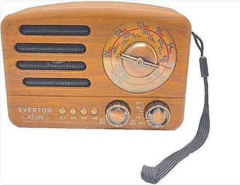 EVERTON RT-350 BLUETOOTH USB-SD-FM NOSTALJİK RADYO ŞARJLI