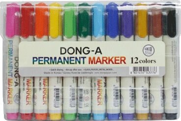 Dong-A 12 li Permanent Markör Kalem