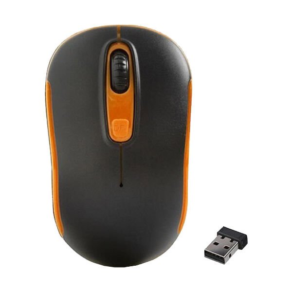 EVEREST SM-804 1600 DPİ SİYAH-TURUNCU USB KABLOSUZ MOUSE