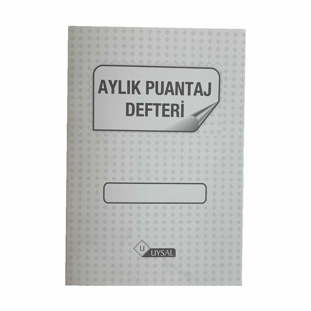 UYSAL BÜYÜK PUANTAJ DEFTERİ